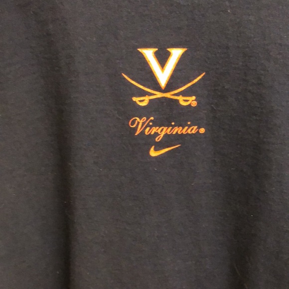 Nike UVA Orange and Blue Shirt Women’s Size Small - Picture 9 of 13